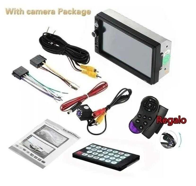 New Upgraded High-definition 7-inch Screen Car Mp5 Player Wireless Stereo Fm Radio Hd + 12 Led Camera New Arrive Car