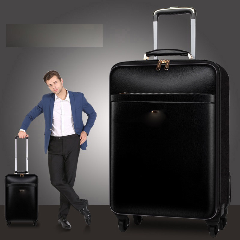 trunk Famous Designer Metal Luggage Aluminum Alloy Carry-Ons Rolling LugThicker Travel Suitcase Protgage High Strength Bag leat triangle signal box plain leather от DHgate WW