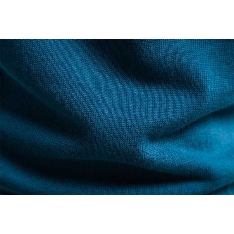 100% Cotton Pullover V-neck Men's Sweater Solid Color Long Sleeve Autumn Slim Sweaters Casual Pull Clothing 211008