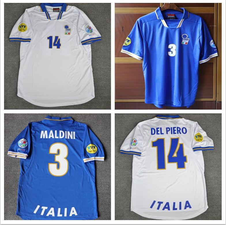 94 96 Italy Roberto Baggio Retro soccer Jersey Shirts 1994 1996 1998 Maldini 19 Chiesa 14 Del Piero 20 Ravenelli 6 Nesta 21 Zola Home Blue A, Black
94 96 Italy Roberto Baggio Retro soccer Jersey Shirts 1994 1996 1998 Maldini 19 Chiesa 14 Del Piero 20 Ravenelli 6 Nesta 21 Zola Home Blue A, Black