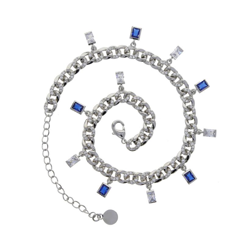 Anklets 2022 Summer Beach Cuban Chain Anklet Bracelet With Colourful Rainbow Baguette Cz Paved Women Charm Pendant Leg Foot Jewelry, Red;blue
Anklets 2022 Summer Beach Cuban Chain Anklet Bracelet With Colourful Rainbow Baguette Cz Paved Women Charm Pendant Leg Foot Jewelry, Red;blue