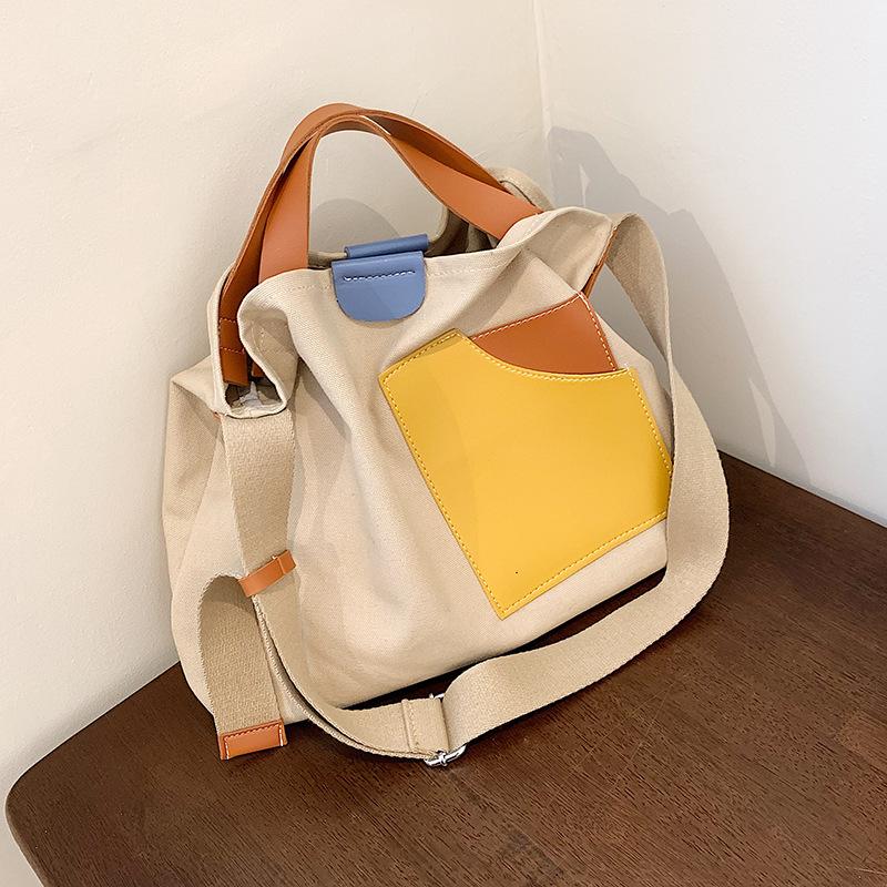 Duffel Bags Portable Canvas Large Women Handbag Girls Crossbody Overnight Bag, White
Duffel Bags Portable Canvas Large Women Handbag Girls Crossbody Overnight Bag, White