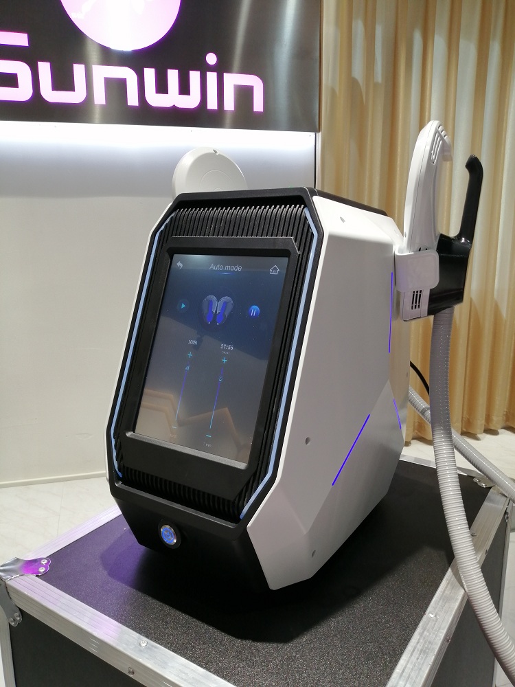 Salon 2 Handles electromagnetic Ems stimulator muscle stimulation Emslim machine