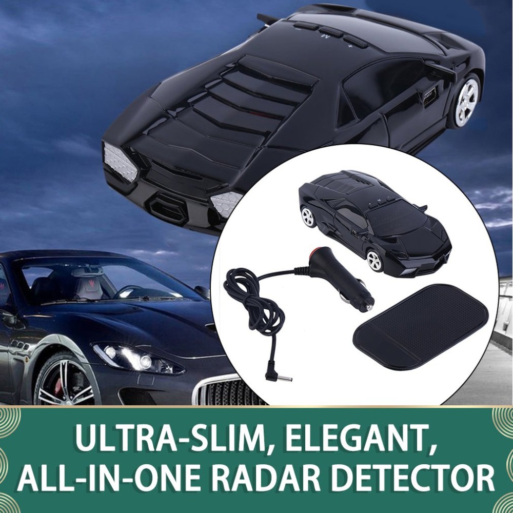 Car Radar Detector Tools 360 Protective High Quality Black GPS Laser Detectors Voice Alert Tool