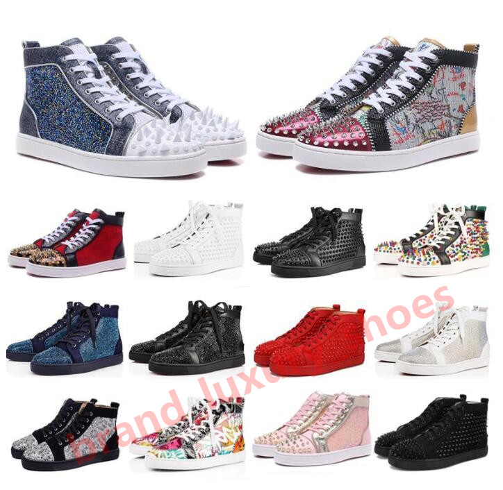 2020 new red bottoms shoes for mens womens designer shoes spike suede leather platform red bottom fashion luxury casual sneakers36-47, Black
2020 new red bottoms shoes for mens womens designer shoes spike suede leather platform red bottom fashion luxury casual sneakers36-47, Black
