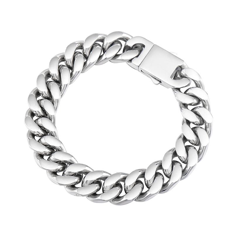 Link, Chain Retro Fashionl Bangles Stainless Steel Jewelry Ornamental Charm Minimalist Spliced Cuban Bracelets
Link, Chain Retro Fashionl Bangles Stainless Steel Jewelry Ornamental Charm Minimalist Spliced Cuban Bracelets