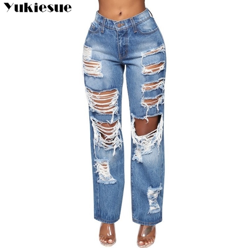 high waisted jeans woman woman' for women ripped hole wide leg straight pants boyfriend women' Plus size 210519, Blue
high waisted jeans woman woman' for women ripped hole wide leg straight pants boyfriend women' Plus size 210519, Blue