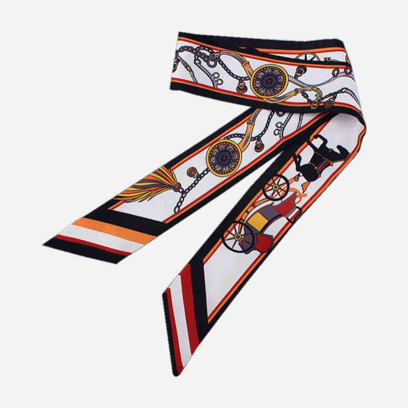 Fashion carriage print silk scarf branded things for women twill satin scarf and shawl skinny long strip tied bag ribbon MQ12 Y1108
Fashion carriage print silk scarf branded things for women twill satin scarf and shawl skinny long strip tied bag ribbon MQ12 Y1108