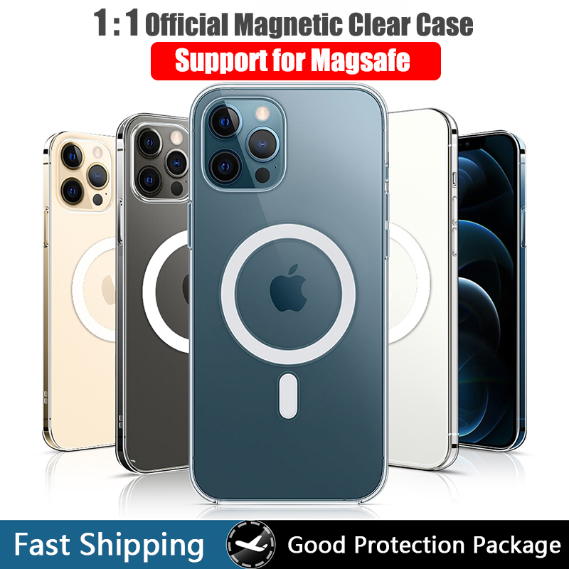 Transparent magnetic magnet protective case for iPhone 12 11 Pro Max Mini 7 8 Plus XS XS Max XR Magsafing support wireless charging protective case
Transparent magnetic magnet protective case for iPhone 12 11 Pro Max Mini 7 8 Plus XS XS Max XR Magsafing support wireless charging protective case