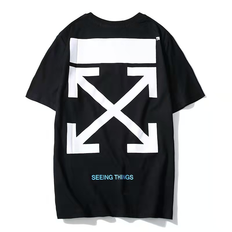 Fashion Brand Off style White Arrow Color Printing Short Sleeve T-shirt European Version Large Size Loose Men and Women's Bottom t, White;black
Fashion Brand Off style White Arrow Color Printing Short Sleeve T-shirt European Version Large Size Loose Men and Women's Bottom t, White;black