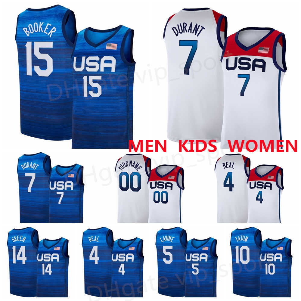 Olympics Basketball Jersey 2020 Summer USA 4 Bradley Beal Jrue Holiday 9 Jerami Grant 11 Kevin Love 13 Bam Ado 14 Draymond Green Navy Blue, White
Olympics Basketball Jersey 2020 Summer USA 4 Bradley Beal Jrue Holiday 9 Jerami Grant 11 Kevin Love 13 Bam Ado 14 Draymond Green Navy Blue, White