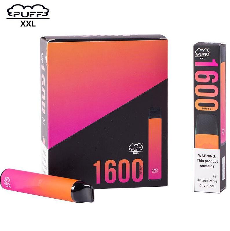 Puff XXL E-cigarettes 1600 puffs Disposable Vapes Kit PuffBars Vape Pen Puffbar Vaporizer Electronic Cigarette Carts Disposables
Puff XXL E-cigarettes 1600 puffs Disposable Vapes Kit PuffBars Vape Pen Puffbar Vaporizer Electronic Cigarette Carts Disposables