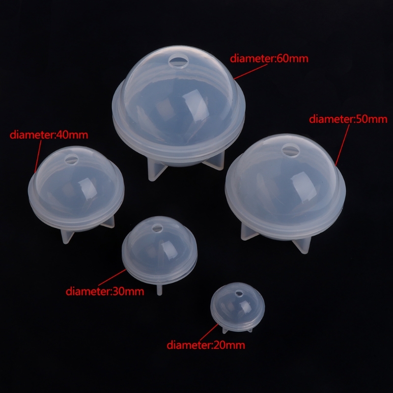 Silicone Paint Diy Stereo Spherical Jewelry Maken Diy Balls Epoxyhars Malls Ambient Handmade Cake Fondant Decoration 20-100mm