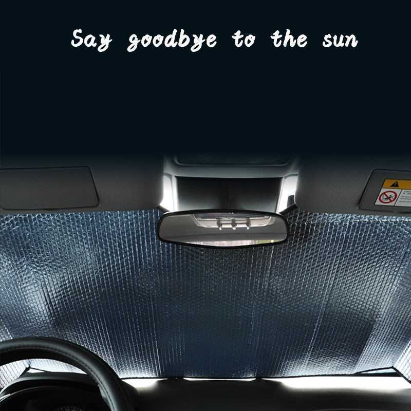 New Car block sunscreen insulation car sun visor curtain summer glass reflective mesh cover front and rear gear accessories