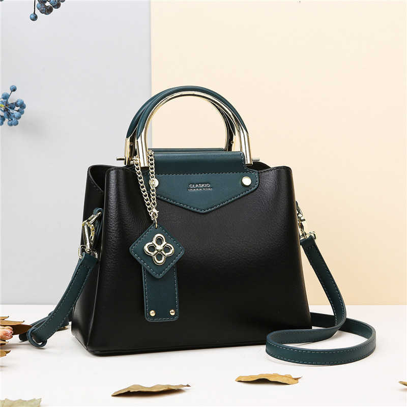 Leisure Large Capacity Shoulder 2021 Fashion Hand Texture Busin's Bag, Green large size
Leisure Large Capacity Shoulder 2021 Fashion Hand Texture Busin's Bag, Green large size
