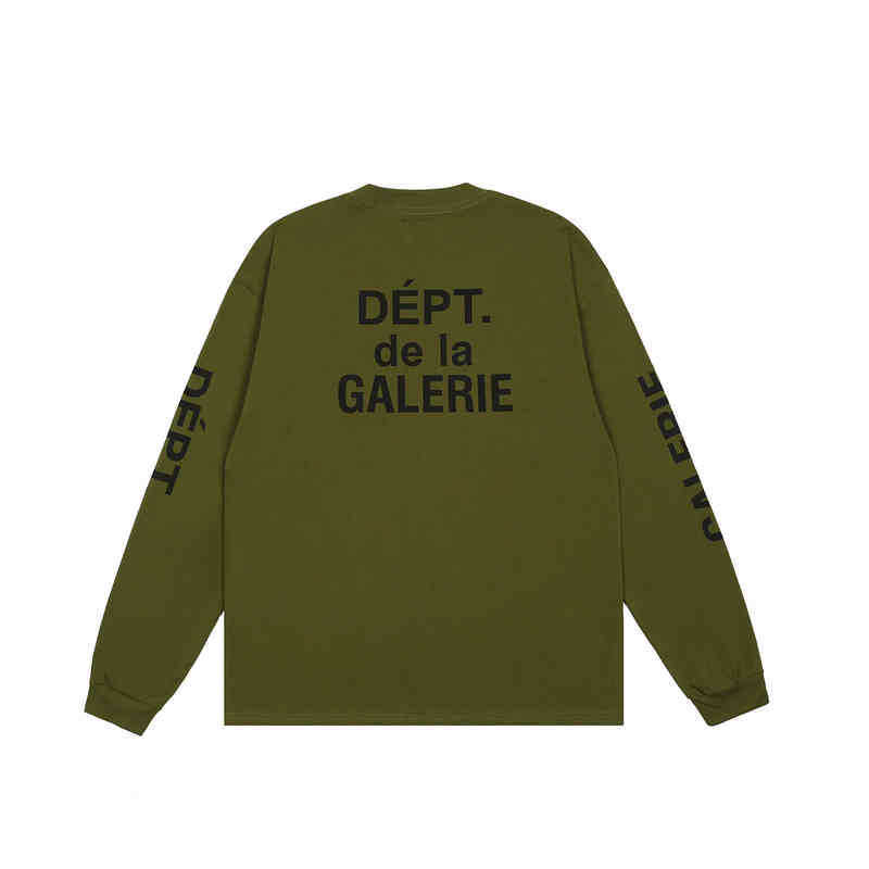 2022 Gallerys depts T-shirts Correct version autumn winter new Galery wash water old basic men' women' long sleeve T-shirt, Green
2022 Gallerys depts T-shirts Correct version autumn winter new Galery wash water old basic men' women' long sleeve T-shirt, Green