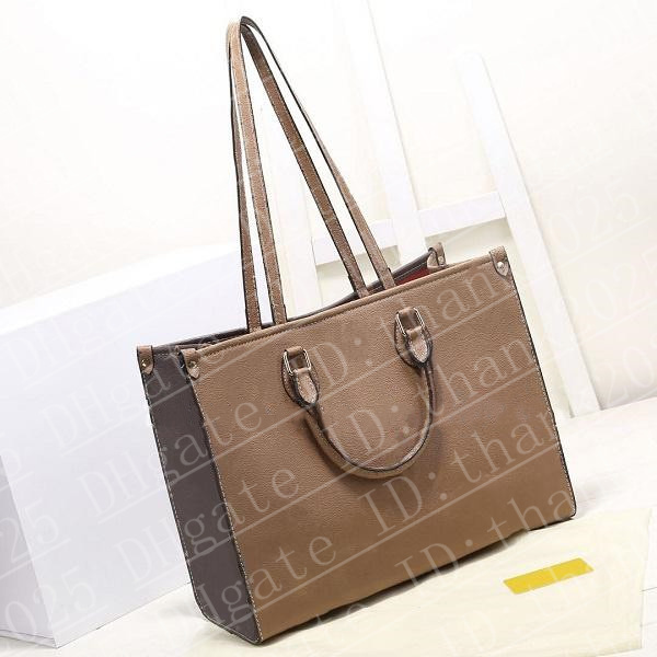 Women Luxurys Designers Handbags Ladies Tote Shopping Bags Top Selling Handbag Fashion Onthego Classic Letter Purse 41cm On The Go 1704
Women Luxurys Designers Handbags Ladies Tote Shopping Bags Top Selling Handbag Fashion Onthego Classic Letter Purse 41cm On The Go 1704