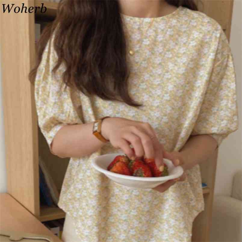 Women Blouses Summer Blusas O Neck Temperament Puff Sleeve Shirts Korean Floral Chic Elegant Loose Vintage Tops 210519, Light blue
Women Blouses Summer Blusas O Neck Temperament Puff Sleeve Shirts Korean Floral Chic Elegant Loose Vintage Tops 210519, Light blue