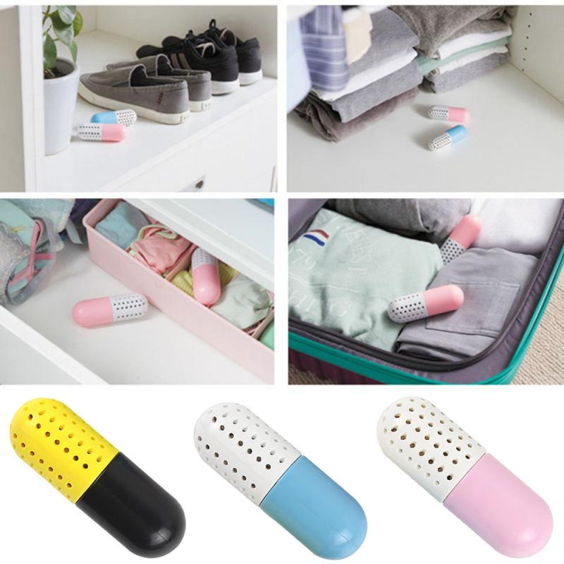Home Shoes Closets Smell Remover Deodorizer Steriliser Odor Germs Capsule Household Moisture Absorbers RRD7036 Free shipping