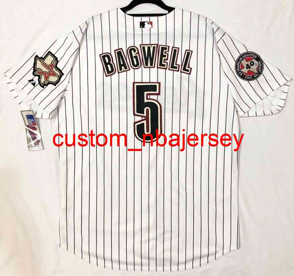 Custom HOUSTON PINSTRIPE JEFF BAGWELL Jersey ANNIVERSARY SLEEVE PATCH Stitched Add Any Name Number XS-6XL Men Women Youth Baseball Jerseys, Black
Custom HOUSTON PINSTRIPE JEFF BAGWELL Jersey ANNIVERSARY SLEEVE PATCH Stitched Add Any Name Number XS-6XL Men Women Youth Baseball Jerseys, Black