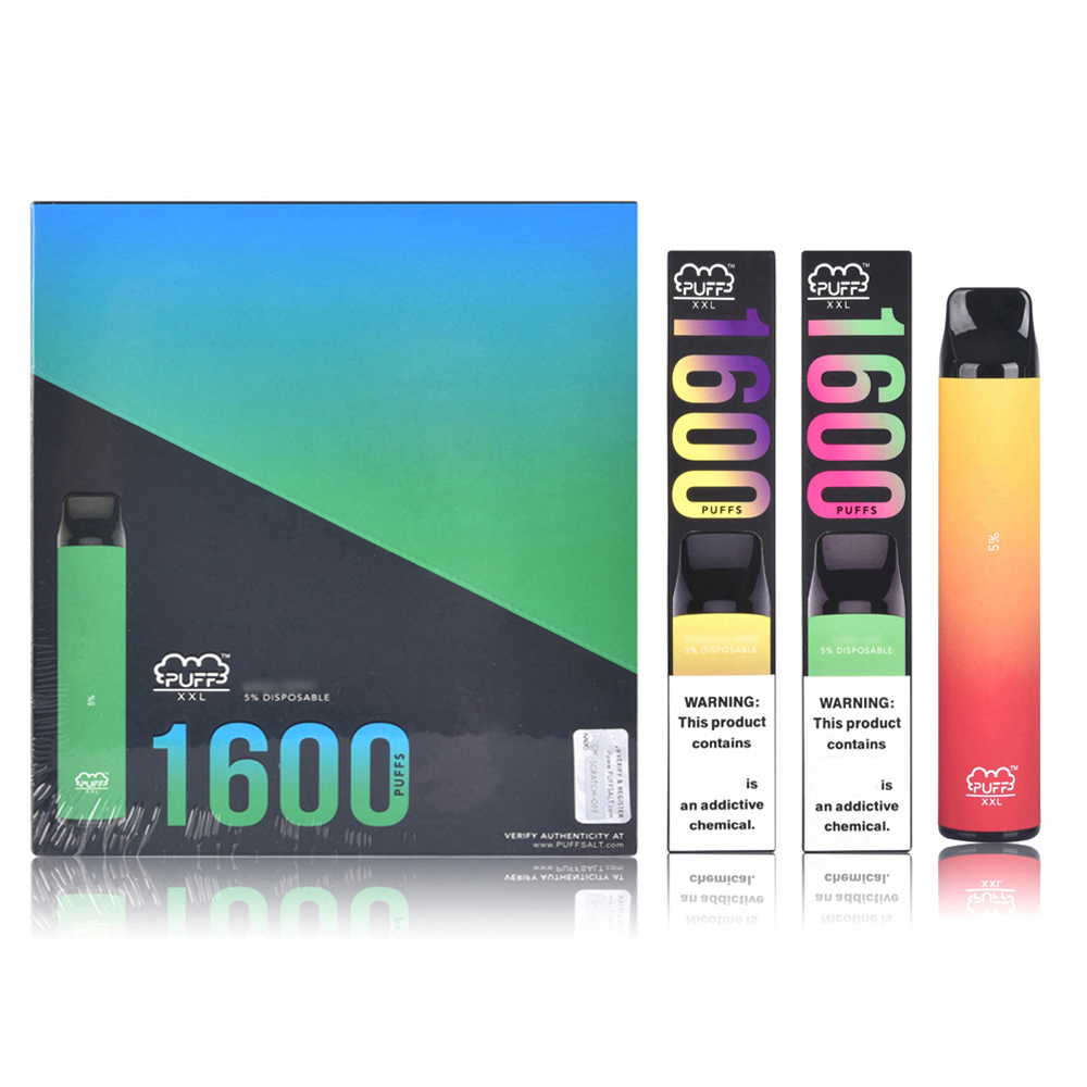 Puff XXL Disposable Vape Pen 1600 Puffs Electronic Cigarette Pre Filled Pods 6.5ml Oil Cartridge Puffbar Plus Flow Bang XXLs
Puff XXL Disposable Vape Pen 1600 Puffs Electronic Cigarette Pre Filled Pods 6.5ml Oil Cartridge Puffbar Plus Flow Bang XXLs