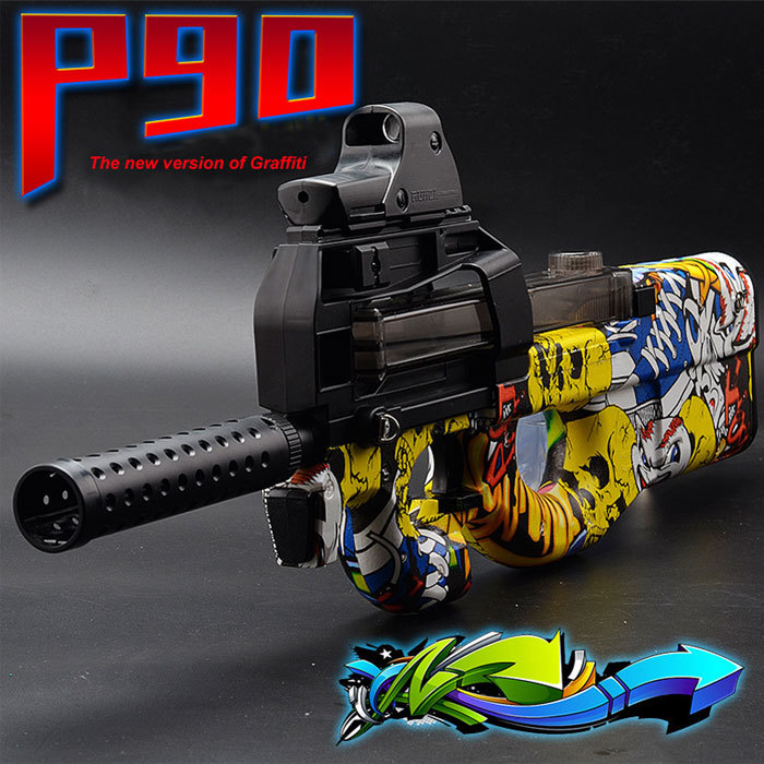 P90 Toy Gun Assault Sniper Weapon Water Bullet Model Outdoor Activities CS Game Electric Bursts Paintball Pistol Toys For Children
P90 Toy Gun Assault Sniper Weapon Water Bullet Model Outdoor Activities CS Game Electric Bursts Paintball Pistol Toys For Children