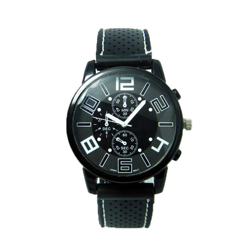 Wristwatches Men Casual Quartz Analog Wristwatch Silicone Strap Stainless Steel Dial Sports Watch, White
Wristwatches Men Casual Quartz Analog Wristwatch Silicone Strap Stainless Steel Dial Sports Watch, White