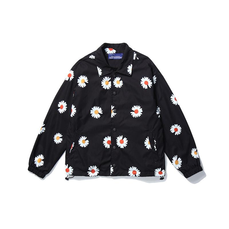 Men's Jackets High Quality BASTRAP Daisy Print Jacket Men Women Couple Terylene Hip Hop Street Casual Oversize, Black;brown
Men's Jackets High Quality BASTRAP Daisy Print Jacket Men Women Couple Terylene Hip Hop Street Casual Oversize, Black;brown
