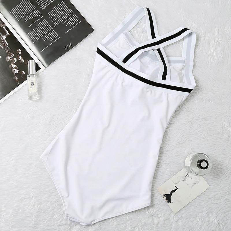 2025--Bikini Swimwear Women Letters Padded Bathing Suit One-piece Beachwear Summer Lady Swimsuit Ready To Ship