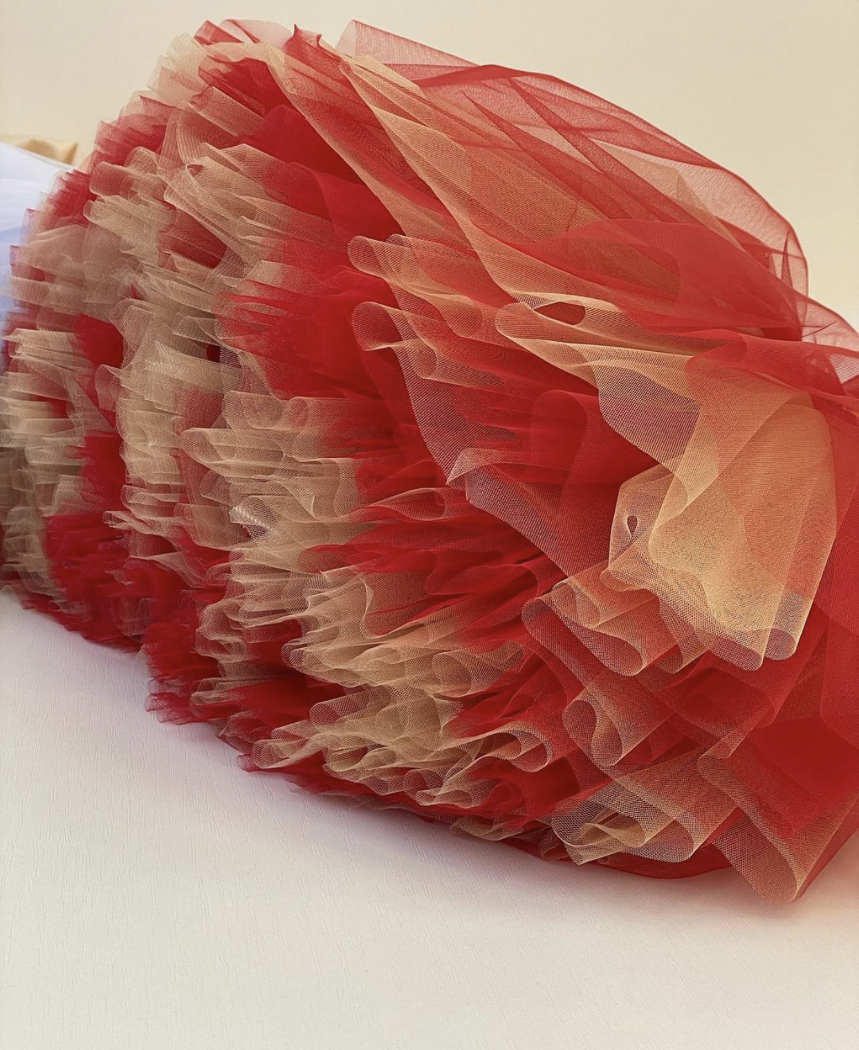 Sparkling Ball Gown Girl's Pageant Dresses Sequins bodice Red Flower Girls Dress Tulle Short Sleeves Age 5 6 7 8 9 10 Prom Gown Birthday Party
