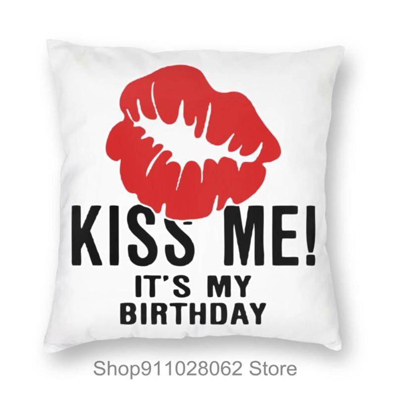 Kiss Me It's My Birthday Throw Pillows Covers Cases Velvet Pillowcase Cushion Dog Small 26x26 Navy Blue Pink Gold Cat El Cushion/Decorative
Kiss Me It's My Birthday Throw Pillows Covers Cases Velvet Pillowcase Cushion Dog Small 26x26 Navy Blue Pink Gold Cat El Cushion/Decorative
