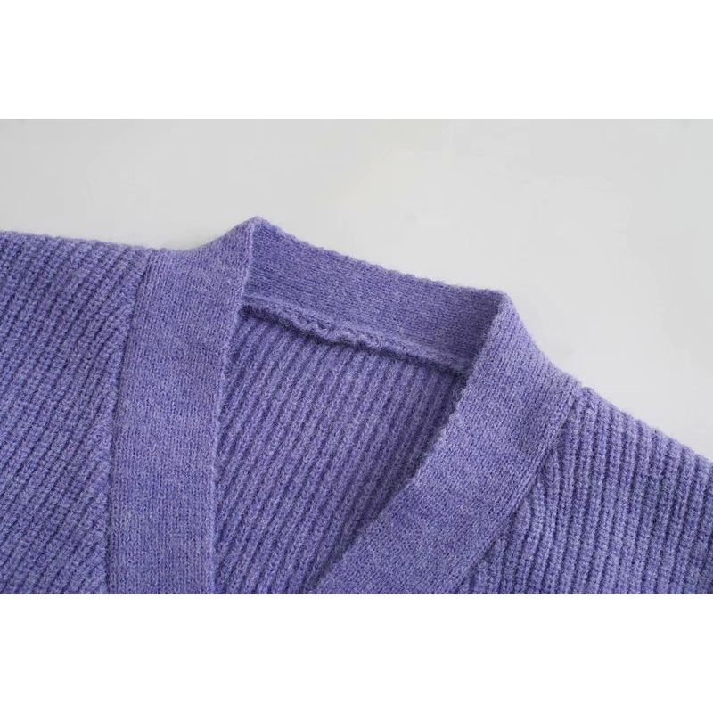 sexy v neck women short cardigan summer bow sequins ladies sweaters purple casual female knitwears girls shirts 210430