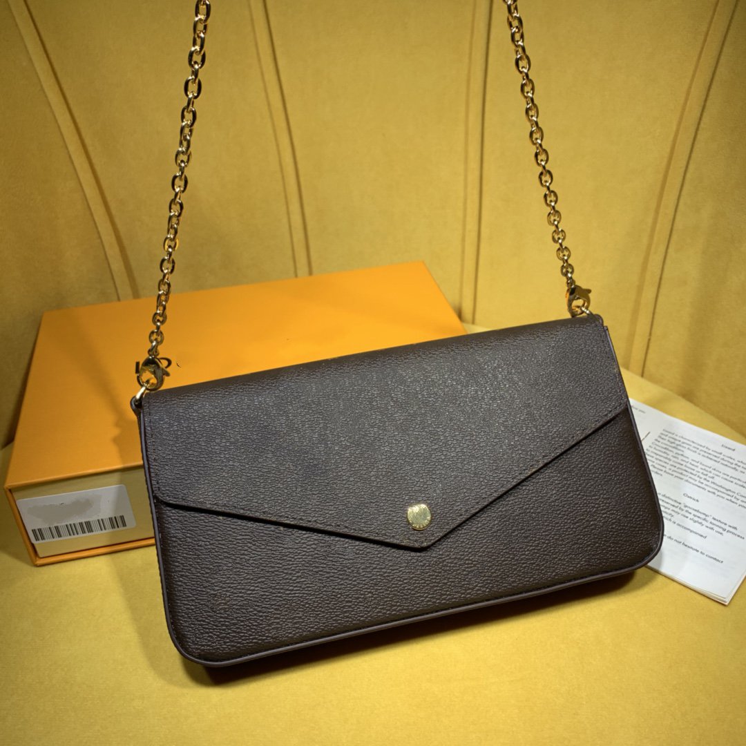 POCHETTE FELICIE Purse Designers Chian Shoulder Bags 3 in 1 Women Leather Bag Crossbody M61276, Pink
POCHETTE FELICIE Purse Designers Chian Shoulder Bags 3 in 1 Women Leather Bag Crossbody M61276, Pink