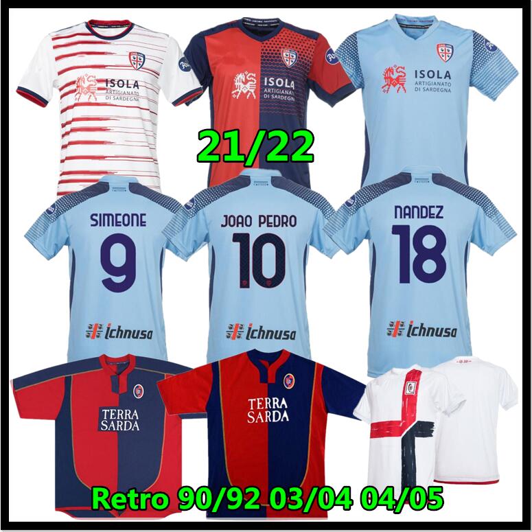 21 22 Cagliari Calcio soccer jerseys home away third 90/92 2003/04 godin JOAO PEDRO NANDEZ NAINGGOLAN MARIN Simeone SOTTIL Oliva PAVOLETTI maglie da football shirt top, 21/22 3rd
21 22 Cagliari Calcio soccer jerseys home away third 90/92 2003/04 godin JOAO PEDRO NANDEZ NAINGGOLAN MARIN Simeone SOTTIL Oliva PAVOLETTI maglie da football shirt top, 21/22 3rd