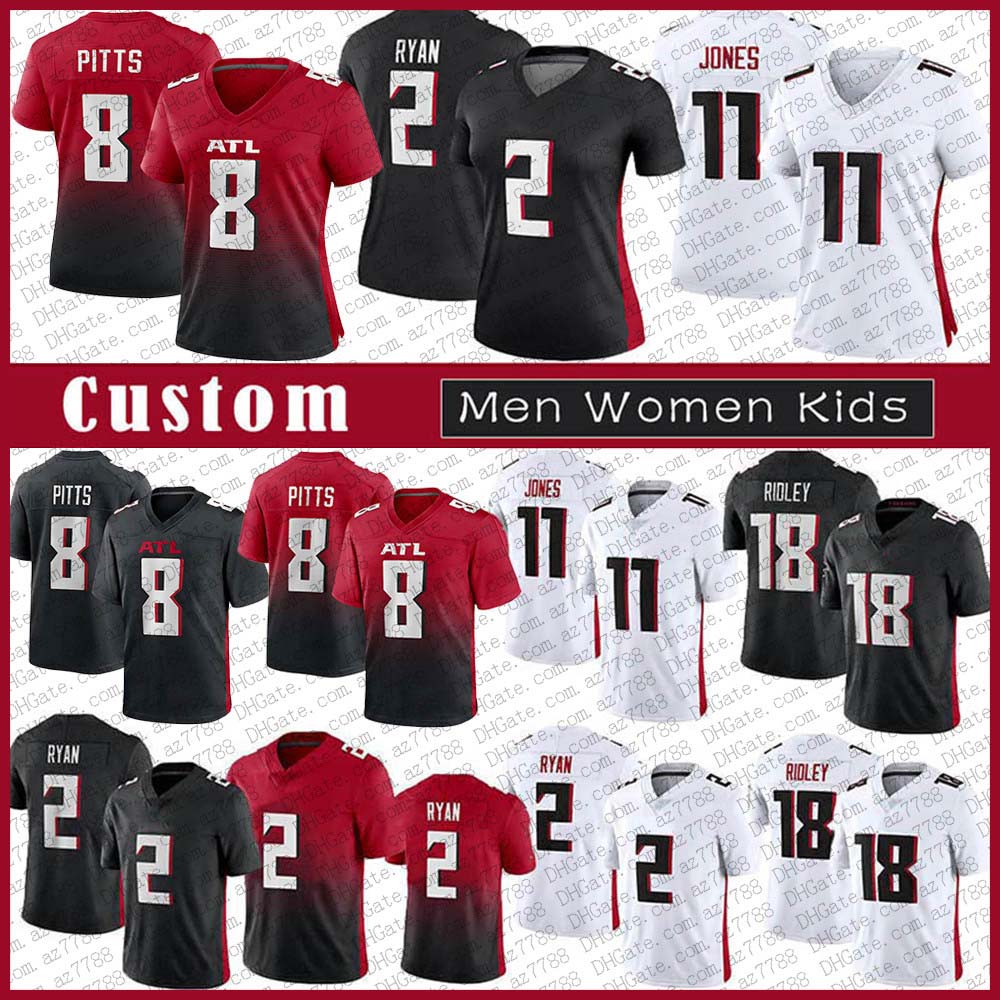 11 Julio 45 Deion Jones 8 Kyle Pitts Custom Men Women Kids Football Jersey 2 Matt Ryan 21 Todd Gurley II 97 Grady Jarrett 76 Kaleb McGary 85 Lee Smith 23 Brian Hill 18 Ridley, Shown
11 Julio 45 Deion Jones 8 Kyle Pitts Custom Men Women Kids Football Jersey 2 Matt Ryan 21 Todd Gurley II 97 Grady Jarrett 76 Kaleb McGary 85 Lee Smith 23 Brian Hill 18 Ridley, Shown