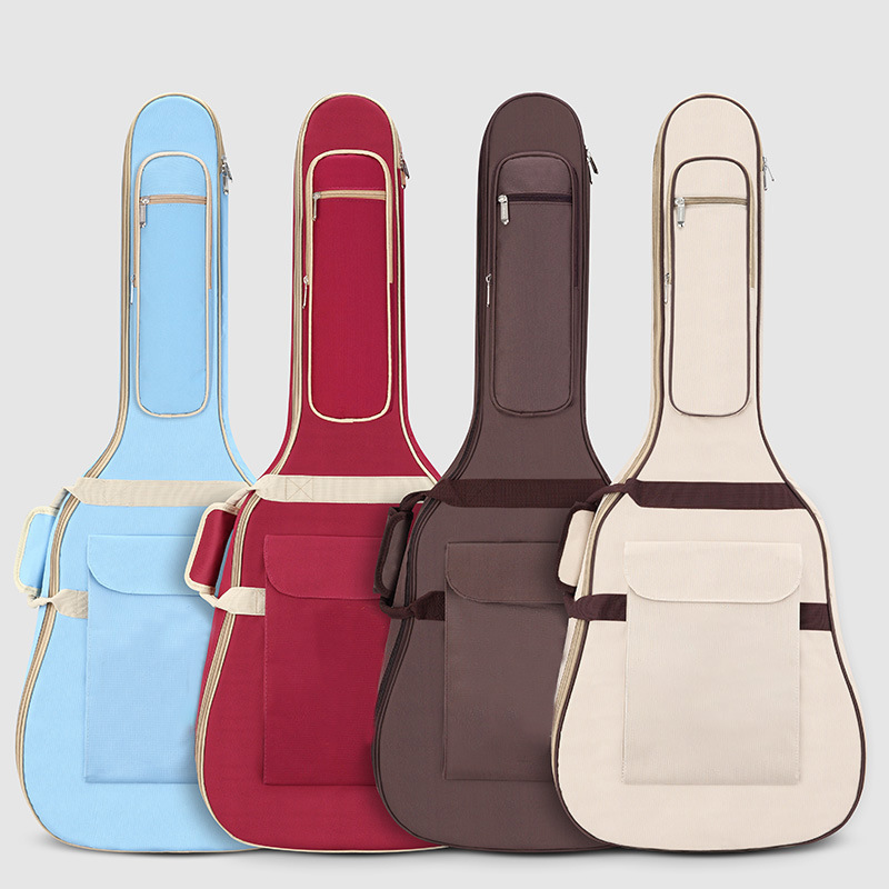 Folk guitar bag waterproof guitar 10MM sponge 41 inch musical instrument bag Bass, Red
Folk guitar bag waterproof guitar 10MM sponge 41 inch musical instrument bag Bass, Red
