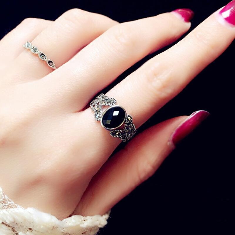 Wedding Rings Design Fashion Jewelry Antique Silver Plated Vintage Black Crystal For Women, Slivery;golden
Wedding Rings Design Fashion Jewelry Antique Silver Plated Vintage Black Crystal For Women, Slivery;golden