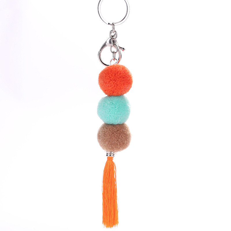 10Pieces/Lot Ladies Bag Car Keychain Pendant Europe and America Handmade Bohemian Tassel Keyring Hairball Keychain
10Pieces/Lot Ladies Bag Car Keychain Pendant Europe and America Handmade Bohemian Tassel Keyring Hairball Keychain