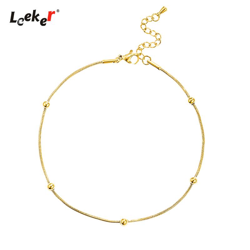 Link, Chain LEEKER Gold Beads Bracelet Femme Stainless Steel Bracelets Women Fashion Jewelry 2021 042 LK2, Black
Link, Chain LEEKER Gold Beads Bracelet Femme Stainless Steel Bracelets Women Fashion Jewelry 2021 042 LK2, Black