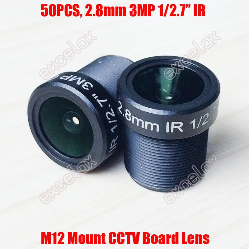 Wholesale 50PCS/Lot 3MP 1/2.7" 2.8mm 120 Degrees Wide Angle View IR CCTV Fixed Board Lens M12 MTV Mount For Analog IP Camera
Wholesale 50PCS/Lot 3MP 1/2.7" 2.8mm 120 Degrees Wide Angle View IR CCTV Fixed Board Lens M12 MTV Mount For Analog IP Camera