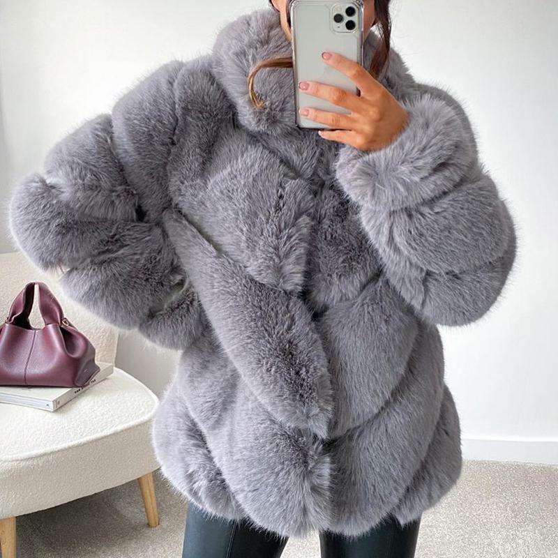 Women's Fur & Faux TBAY Fashion Turn Down Collar Loose Coats Women Elegant Winter Thick Jackets Covered Button Ladies, Black
Women's Fur & Faux TBAY Fashion Turn Down Collar Loose Coats Women Elegant Winter Thick Jackets Covered Button Ladies, Black