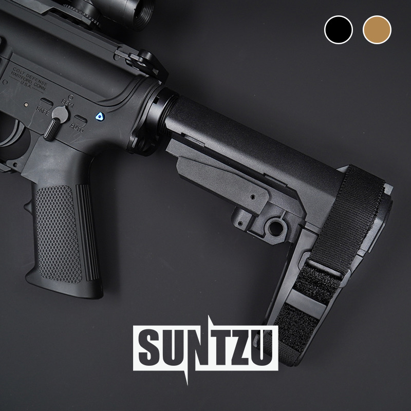 Tactical nylon Stock for AR15 M4 HK416 GBB AEG Airsoft, Grey