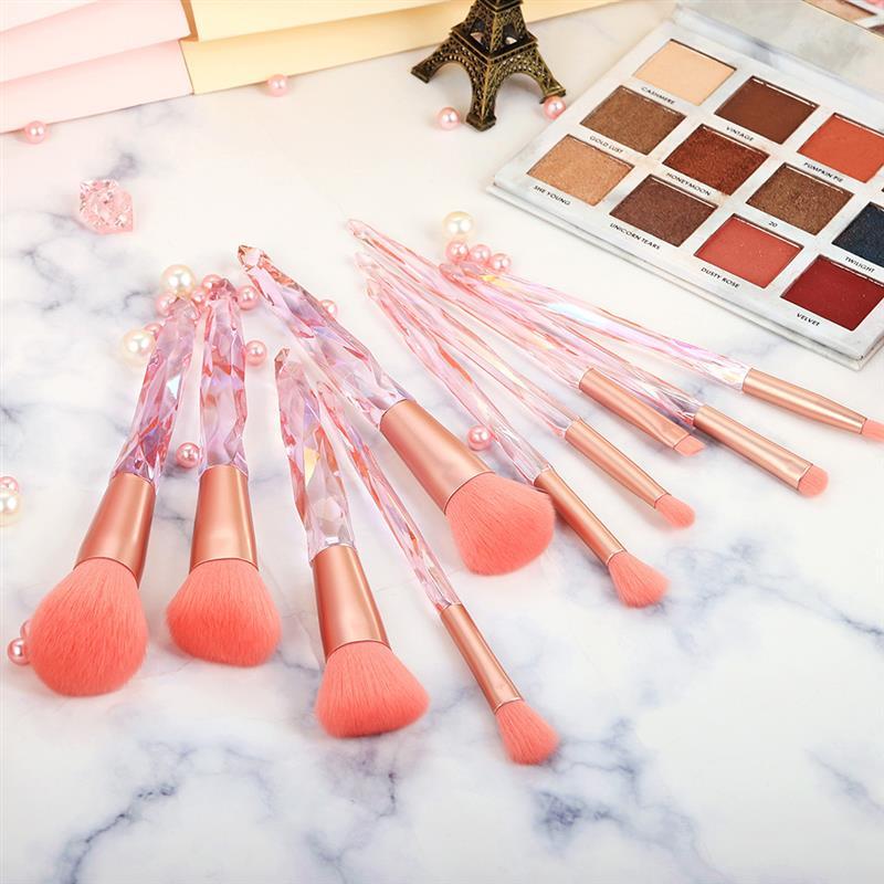makeup brushes 10pcs crystal powder foundation eyeshadow eyebrow blush cosmetics for face fan make up brush set beauty tool
makeup brushes 10pcs crystal powder foundation eyeshadow eyebrow blush cosmetics for face fan make up brush set beauty tool