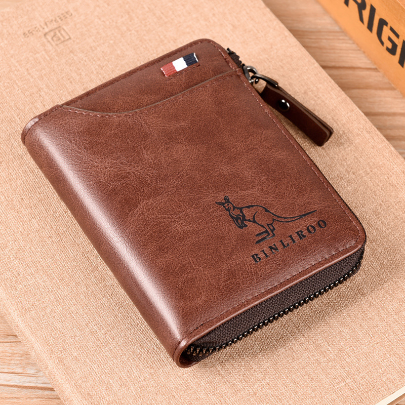 Genuine Leather Wallet 2021 Fashion Men's Anti Theft Male Business Card Holder Man Money Bag Purse Zipper Wallet, 2003 brown
Genuine Leather Wallet 2021 Fashion Men's Anti Theft Male Business Card Holder Man Money Bag Purse Zipper Wallet, 2003 brown