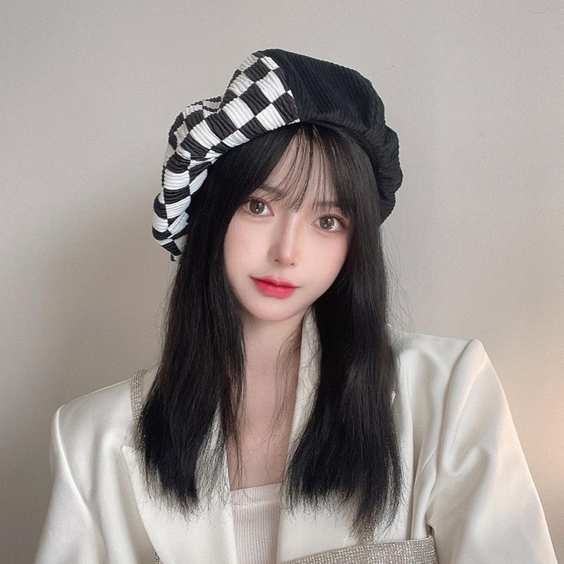 Berets In 2021 The Checkerboard Beret Hat Fall And Winter Of Female Fashionable Western Style Clouds Head Circumference, The picture color
Berets In 2021 The Checkerboard Beret Hat Fall And Winter Of Female Fashionable Western Style Clouds Head Circumference, The picture color