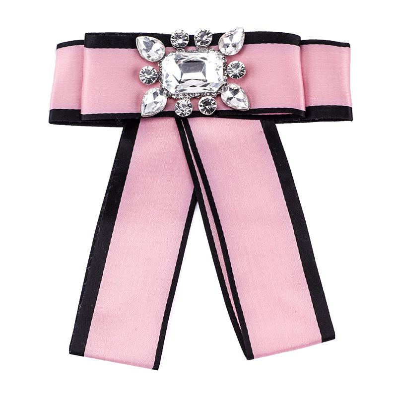 Neck Ties European And American Fashion Diamond Bow Tie, Exquisite Striped Black Border Brooch, Tie Accessories, Formal Career, Blue;purple
Neck Ties European And American Fashion Diamond Bow Tie, Exquisite Striped Black Border Brooch, Tie Accessories, Formal Career, Blue;purple