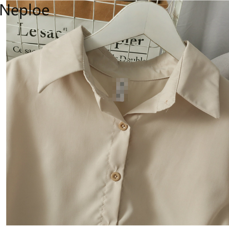 Neploe Fall Clothes for Women Two Piece Set Solid Color Shirts Tops Knitted Sweater Vest Chic Korean Suit 2 Piece Outfits Woman 210422