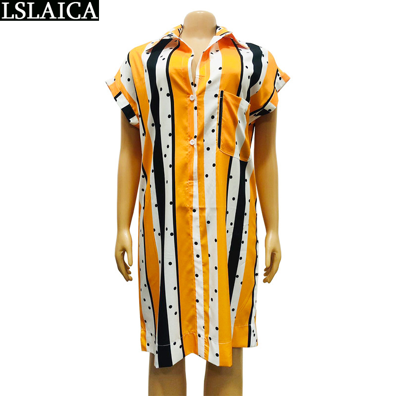 Shirt Dress Short Sleeve Turn-down Collar Plaid Print Fashion es for Women Elegant Button Pocket Decorated Mini 210515