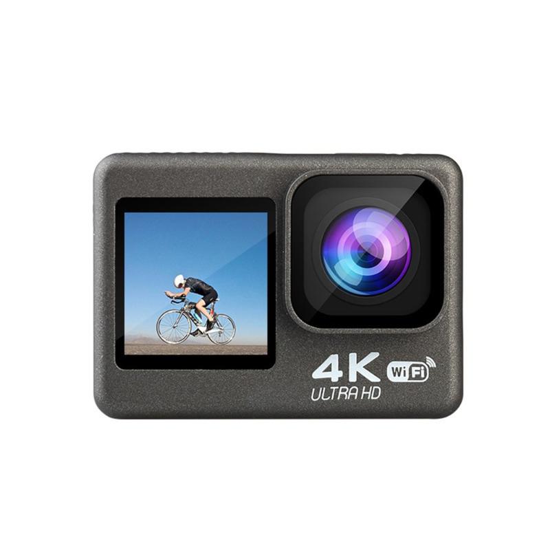 Telescopes Helmet Action Camera 4K 60FPS 24MP 20 Touch LCD 4X EIS Dual Screen WiFi Waterproof Remote Control Webcam Sport Video R