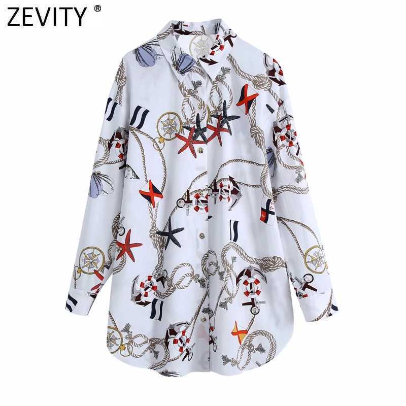 Zevity Women Vintage Seaworld Printing Business Blouse Lady Long Sleeve Chic Kimono Shirt Femininas Oversized Blusas Tops LS9126 210603, Bb ls9126
Zevity Women Vintage Seaworld Printing Business Blouse Lady Long Sleeve Chic Kimono Shirt Femininas Oversized Blusas Tops LS9126 210603, Bb ls9126